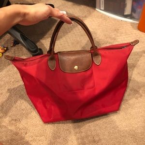 longchamp le pliage red